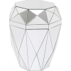 Столик приставной Diamond, коллекция "Бриллиант" 47*61*47, Зеркальное стекло, МДФ, Бесцветный