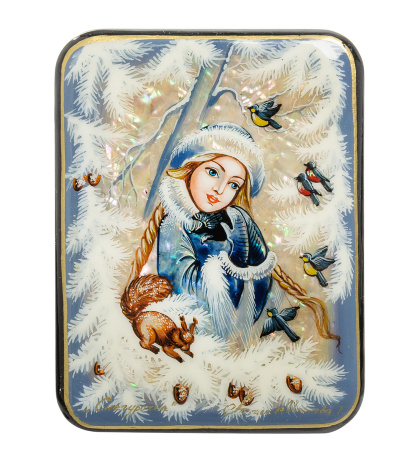 ШК-55/ 71 Шкатулка "Снегурочка" авт. Маркова Т.