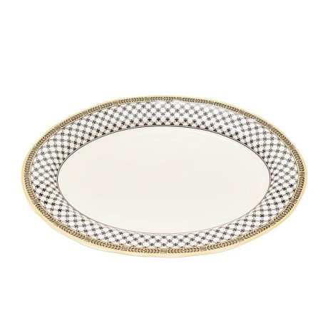 Овальная тарелка, 35,5 см. HALCYON Grace Tudor