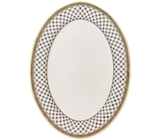 Овальная тарелка, 35,5 см. HALCYON Grace Tudor