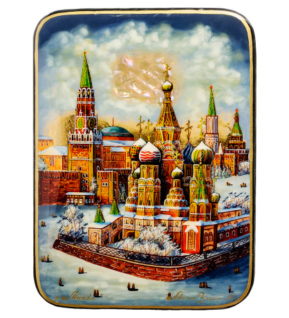 ШК-55/ 87 Шкатулка "Москва" исп. Ильин А.