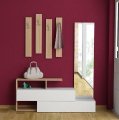 Мебель для прихожей Ramda Pakketo, белый, 137х35х154 см.