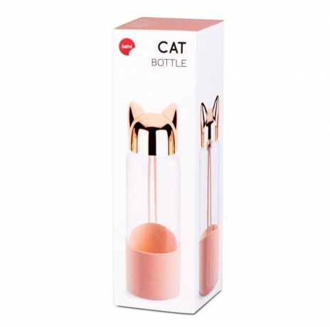 Бутылка для воды Cat, 0.35 л. золотая Balvi