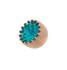 Шарм London Blue Zircon 617281 BL/RG Qudo