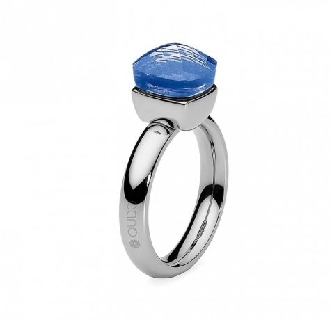 Кольцо Firenze Light Sapphire 16 мм 611003 BL/S Qudo