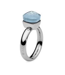 Кольцо Firenze hellblau 16.5 мм. 611220 BL/S Qudo