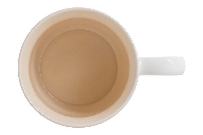 Кружка Frost, бежевая, 0,45 л. Home & Style