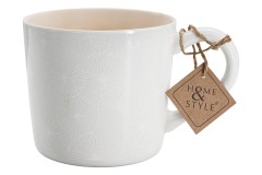 Кружка Frost, бежевая, 0,45 л. Home &amp; Style