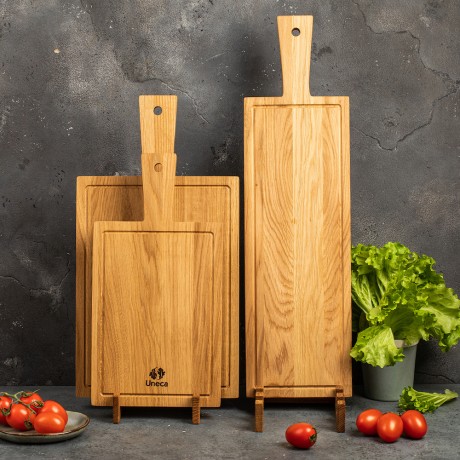 Доска разделочная дубовая, 42х23х1.8 см. Uneca