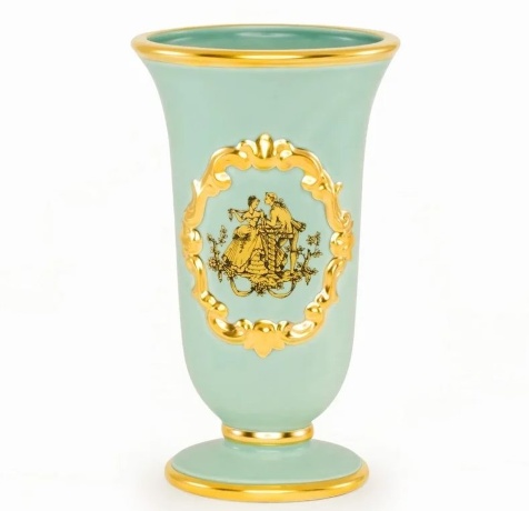 Ваза, 14х11х24,5 см. AMANTE VERDE, керамика