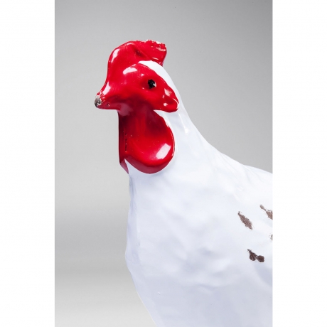 Статуэтка Gallo, коллекция "Петух" 35*48*20, Ель, Сталь, Белый