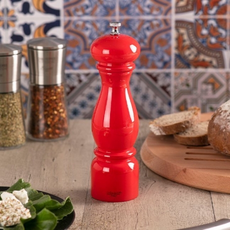Мельница для перца, 22x5,9x5,9 см. красный Bisetti