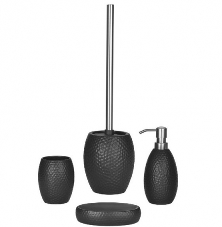 Ёршик Hammered Black Stone and Chrome Andrea House