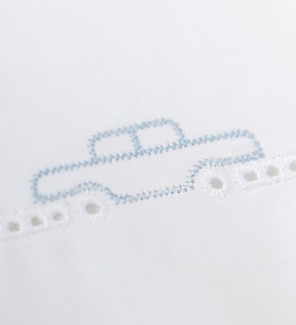 Бортик "МАШИНКИ", 45х185см. белый/голубой, BOVI