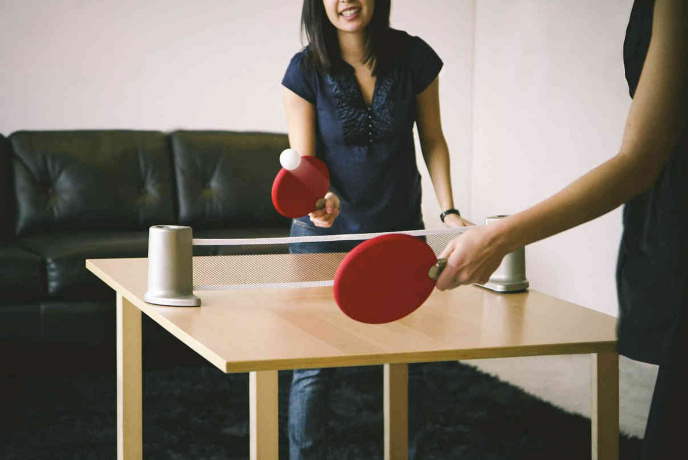 Настольный теннис офисный Pongo, красный, Umbra