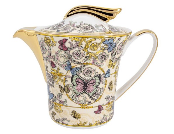 Чайный сервиз Бабочки, 6 персон, 21 пр. Royal Crown