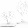 Декоративный органайзер для украшений Deer, малый, белый, Qualy