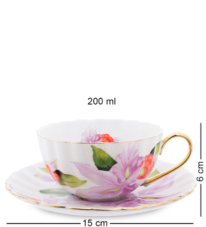 AS-69 Чайный н-р на 6 перс. "Фиор Элеганта" (Pavone)