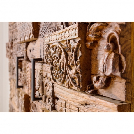 Комод Shanti Surprise, коллекция "Шанти", ручная работа 90*90*40, Манго, Акация, Коричневый