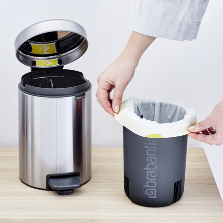 Мусорный бак newicon (3 л), Стальной матовый (FPP) Brabantia