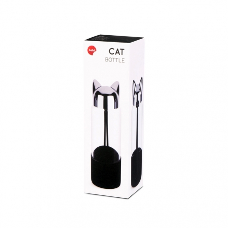 Бутылка для воды Cat, 0.35 л. черная Balvi