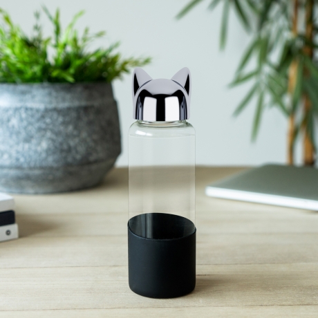 Бутылка для воды Cat, 0.35 л. черная Balvi