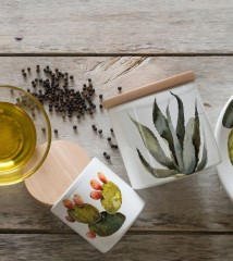 Емкость с крышкой Cactus, 12 см. Nuova Cer