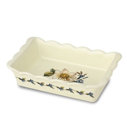 Форма для запекания прямоугольная Petali di Primavera, 25.5х15 см. Nuova Cer