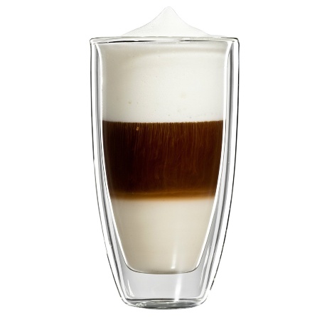 Набор бокалов большие "Латте макиато Рим", 350 мл, 2 шт. Coffee Bloomix