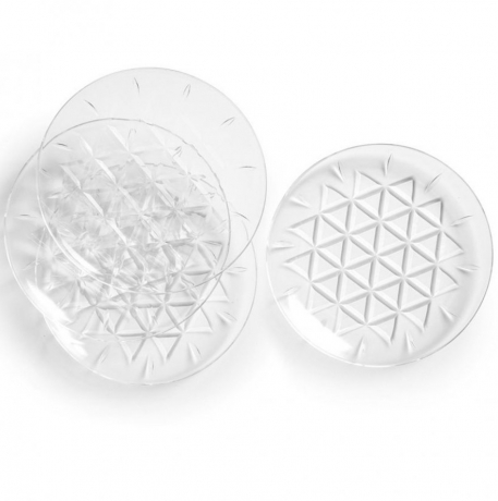 Набор тарелок для пикника 4 шт., Прозрачная Picknick SagaForm