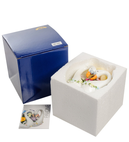 CMS-10/40 Муз. статуэтка Лебеди "Вместе навсегда" (Pavone)