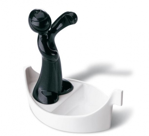 Подставка для ложки LUIGI Koziol, черный