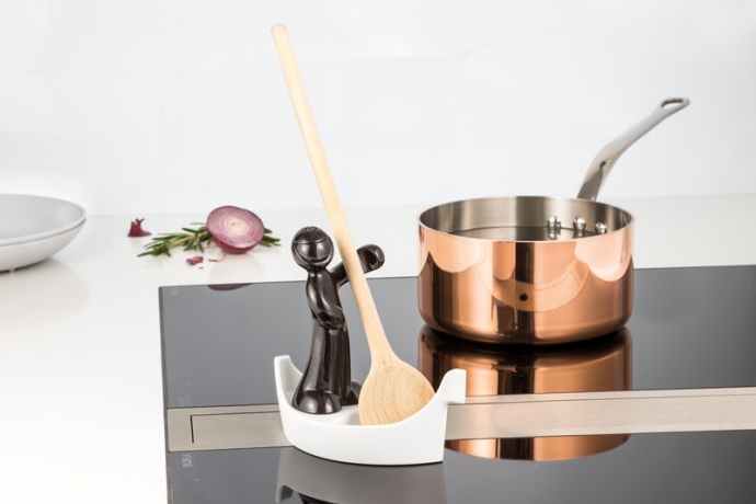 Подставка для ложки LUIGI Koziol, черный