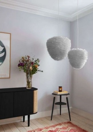 Плафон Eos Evia medium light grey, Ø 40x39 см. Umage