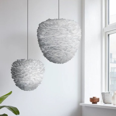 Плафон Eos Evia medium light grey, Ø 40x39 см. Umage
