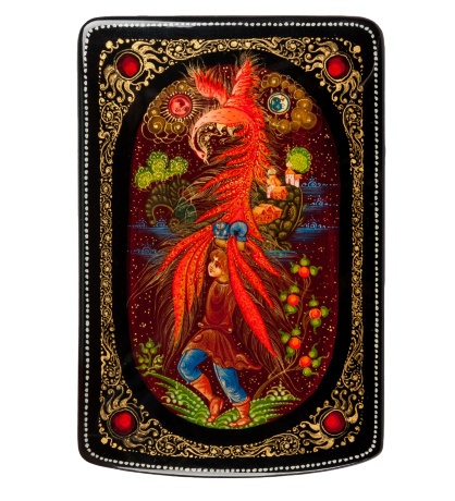 ШК-30/ 49 Шкатулка "Жар-птица" Мухин С.