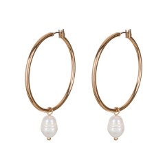 Серьги White Pearle Ring