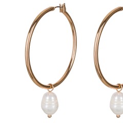 Серьги White Pearle Ring