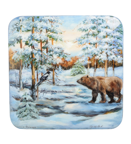 ШК-10/ 38 Шкатулка "Медведь"