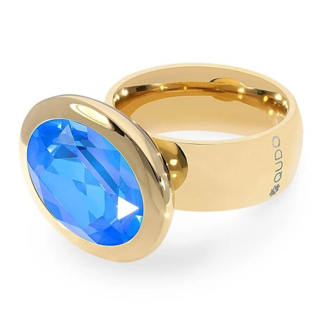 Кольцо TIVOLA big G royal blue delite 17.8 мм