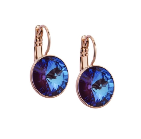 Серьги Burgandy Delite A1903.11 V/RG Fiore Luna