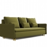 Диван-кровать Fresh, коллекция "Фреш" 214*96*114, Полиэстер, Хлопок, Нейлон, Пенополиуретан, Дерево, Зеленый