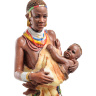 WS-728 Статуэтка "Африканка с детьми"