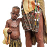 WS-728 Статуэтка "Африканка с детьми"