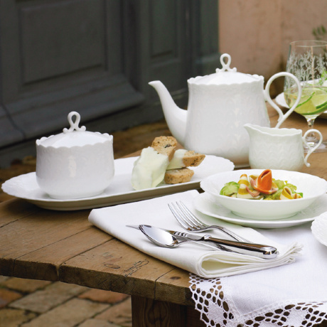 Набор из 6 обеденных тарелок Шёлк, 27 см. Narumi