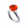 Кольцо Firenze orange glow 17.2 мм. 611932 BR/S Qudo