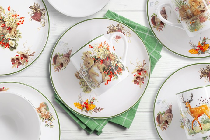 Набор их 3-х предметов Зайчата Imari