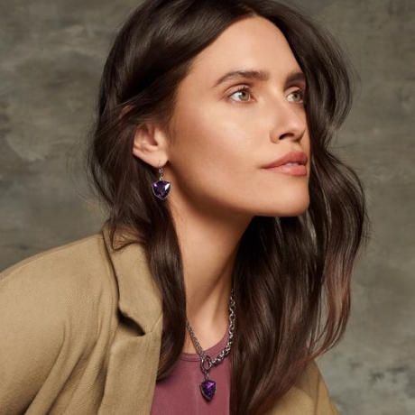 Колье Magic Crystal Amethyst 5054/10-0824 Coeur de Lion