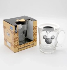 Кружка, 320 мл. черная крышка BOHO Disney LUCARIS