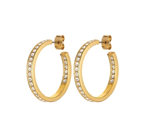 Серьги JUSTINA SG CRYSTAL Dyrberg Kern